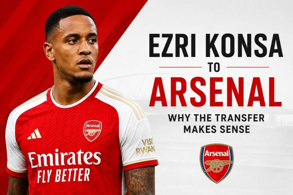 Ezri Konsa to Arsenal